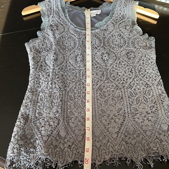 Luna Moon Lace Sleeveless Top Size S - Picture 7 of 7